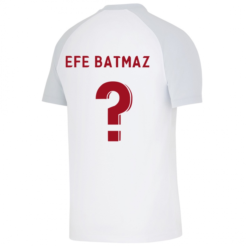 Niño Camiseta Mert Efe Batmaz #0 Blanco 2ª Equipación 2023/24 La Camisa México