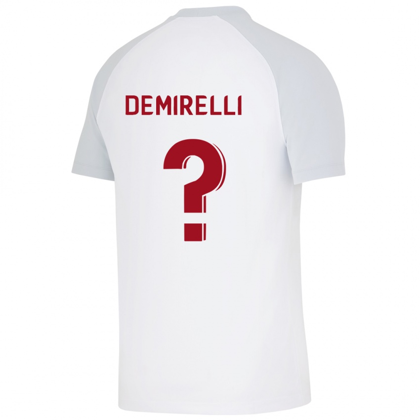 Niño Camiseta Ahmet Demirelli #0 Blanco 2ª Equipación 2023/24 La Camisa México