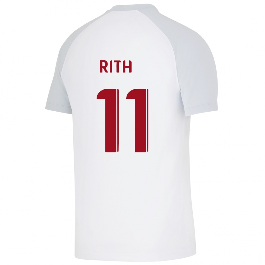 Niño Camiseta Monique Rith #11 Blanco 2ª Equipación 2023/24 La Camisa México