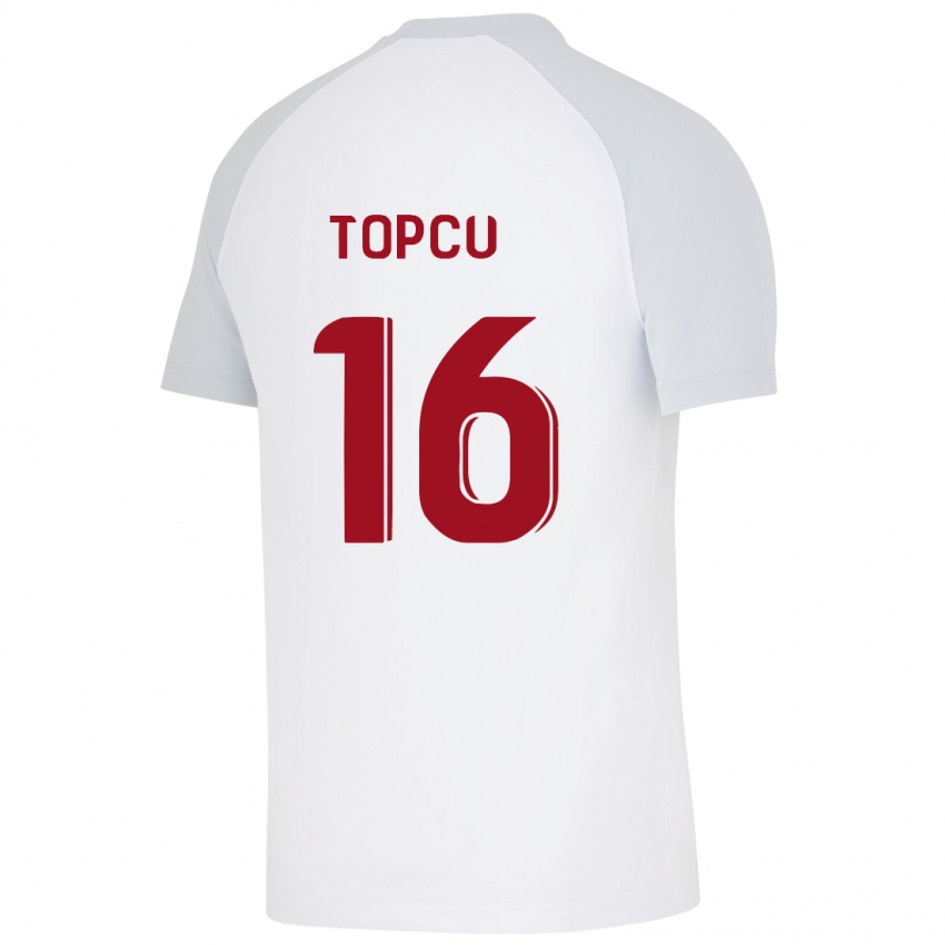 Niño Camiseta Ebru Topçu #16 Blanco 2ª Equipación 2023/24 La Camisa México