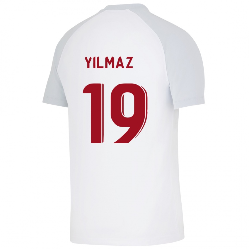 Niño Camiseta Zehra Yılmaz #19 Blanco 2ª Equipación 2023/24 La Camisa México