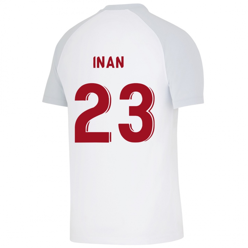 Niño Camiseta Müge İnan #23 Blanco 2ª Equipación 2023/24 La Camisa México