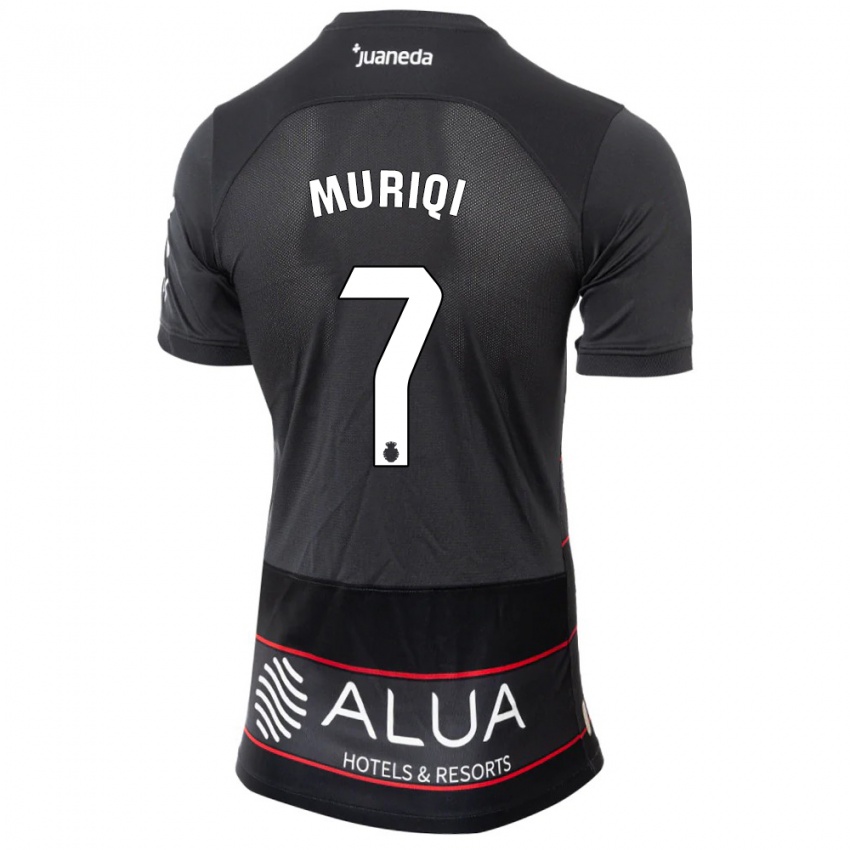 Niño Camiseta Vedat Muriqi #7 Negro 2ª Equipación 2023/24 La Camisa México