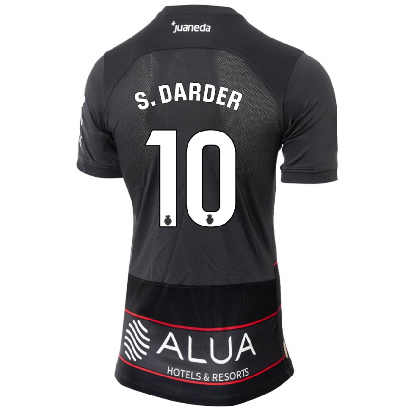 Niño Camiseta Sergi Darder #10 Negro 2ª Equipación 2023/24 La Camisa México