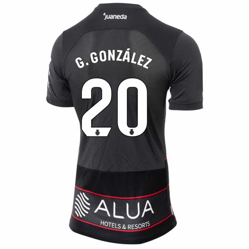 Niño Camiseta Giovanni González #20 Negro 2ª Equipación 2023/24 La Camisa México