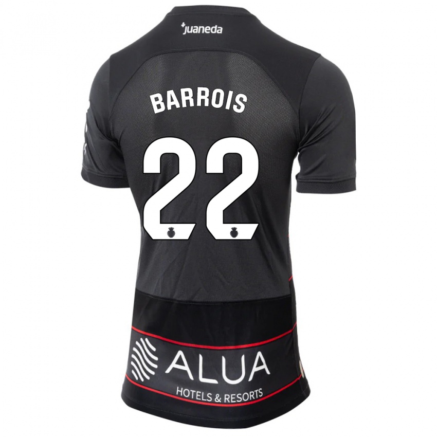 Niño Camiseta Eliott Barrois #22 Negro 2ª Equipación 2023/24 La Camisa México