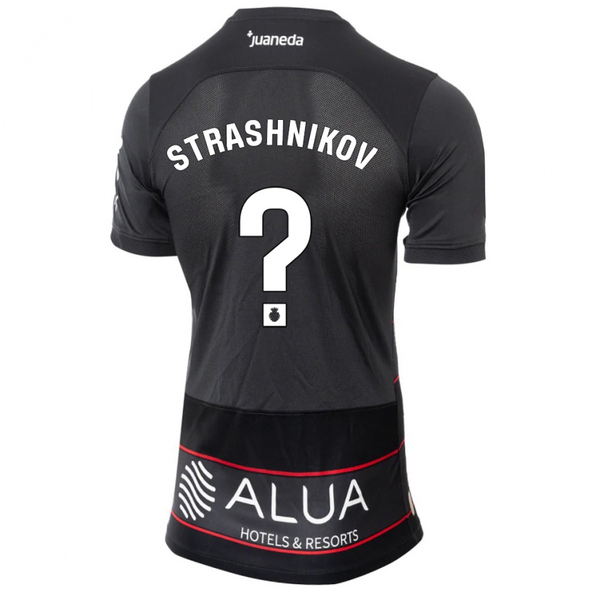 Niño Camiseta Nikolay Strashnikov #0 Negro 2ª Equipación 2023/24 La Camisa México