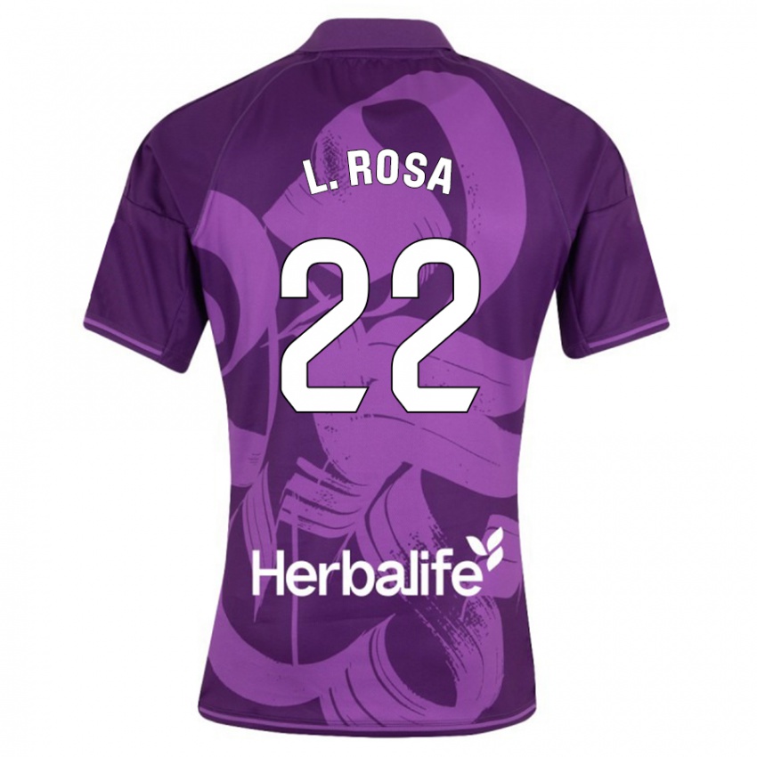 Niño Camiseta Lucas Rosa #22 Violeta 2ª Equipación 2023/24 La Camisa México