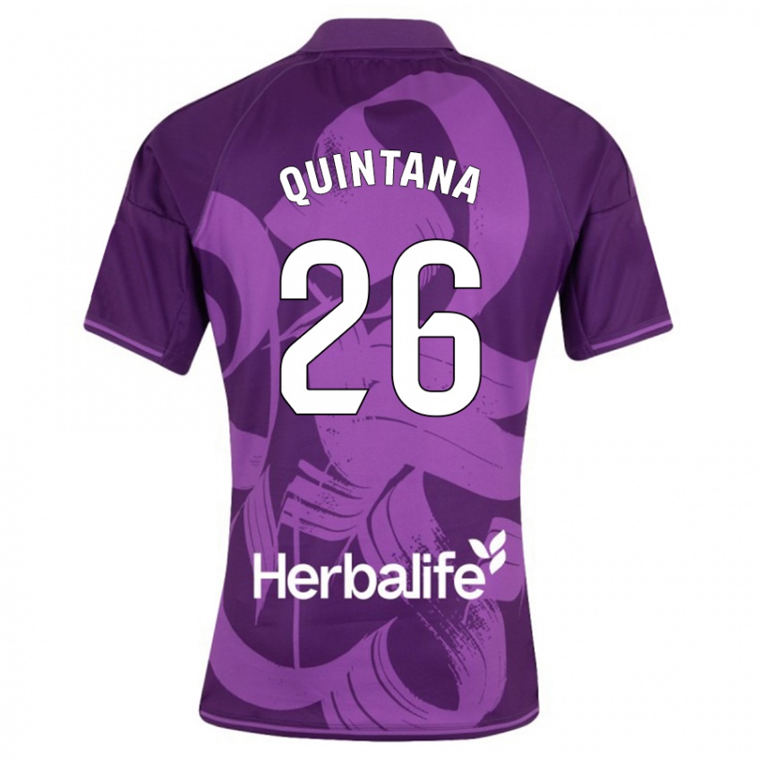 Niño Camiseta Alberto Quintana #26 Violeta 2ª Equipación 2023/24 La Camisa México