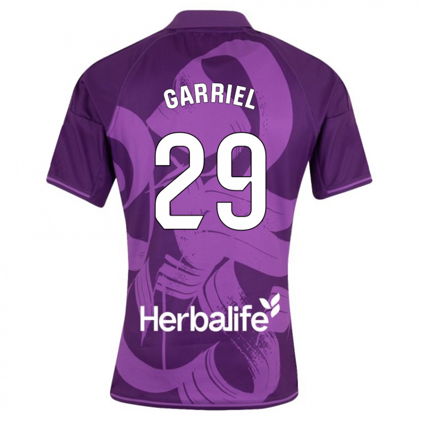 Niño Camiseta Iván Garriel #29 Violeta 2ª Equipación 2023/24 La Camisa México