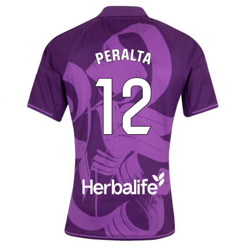 Niño Camiseta Fernando Peralta #12 Violeta 2ª Equipación 2023/24 La Camisa México