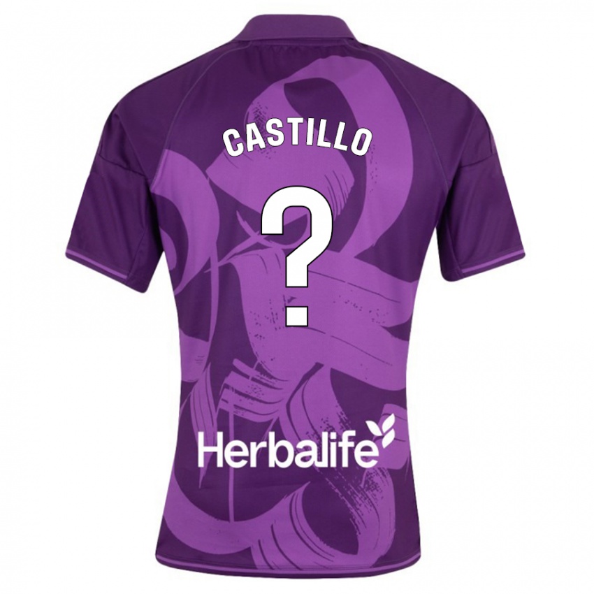 Niño Camiseta Gonzalo Castillo #0 Violeta 2ª Equipación 2023/24 La Camisa México