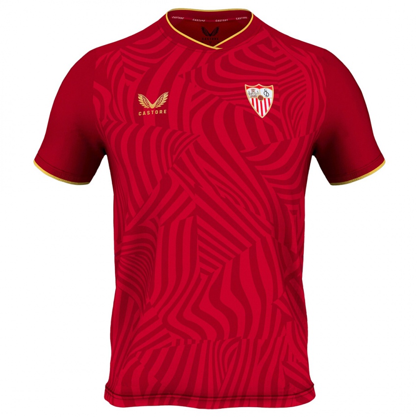 Niño Camiseta Loïc Badé #22 Rojo 2ª Equipación 2023/24 La Camisa México