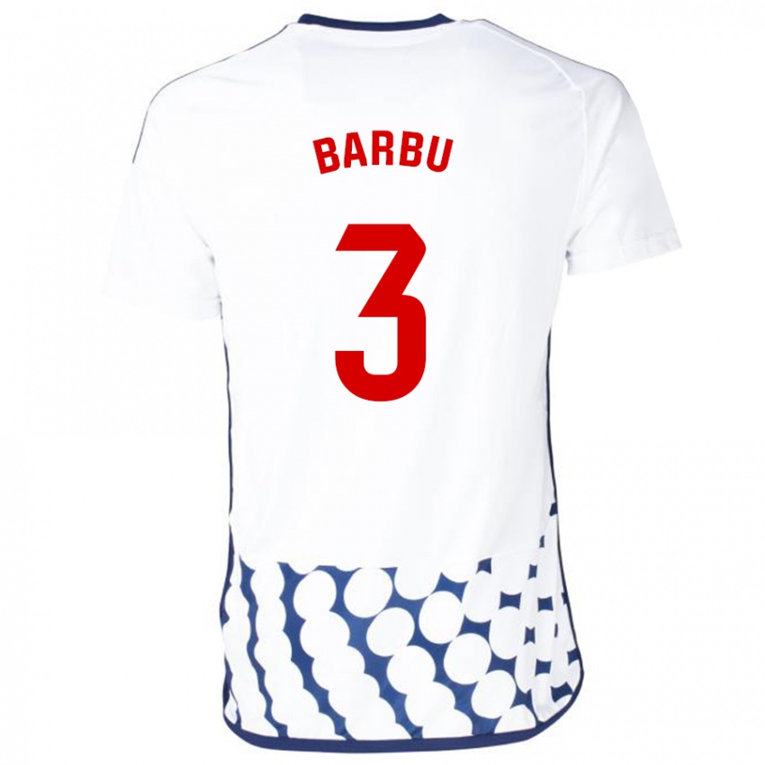 Niño Camiseta Álex Barbu #3 Blanco 2ª Equipación 2023/24 La Camisa México