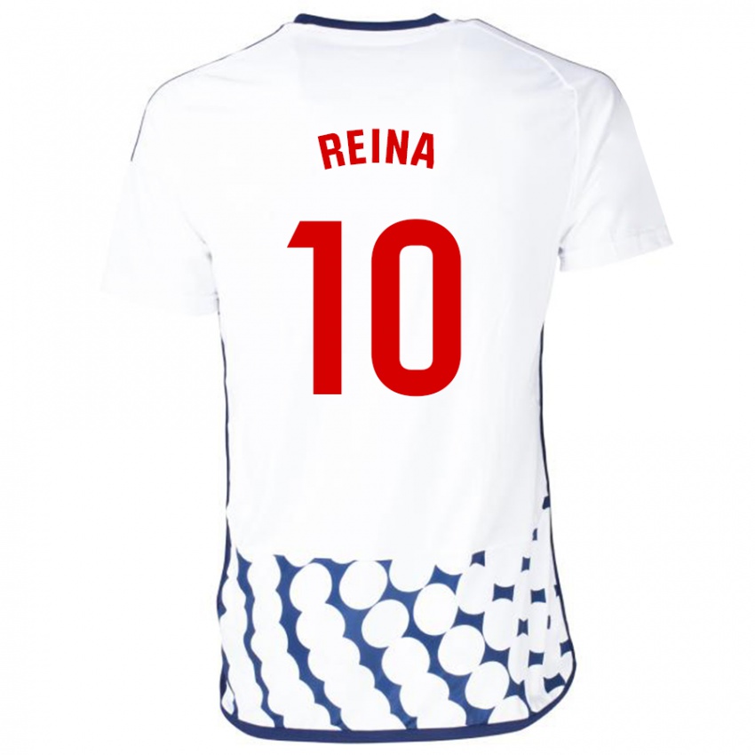 Niño Camiseta Alberto Reina #10 Blanco 2ª Equipación 2023/24 La Camisa México