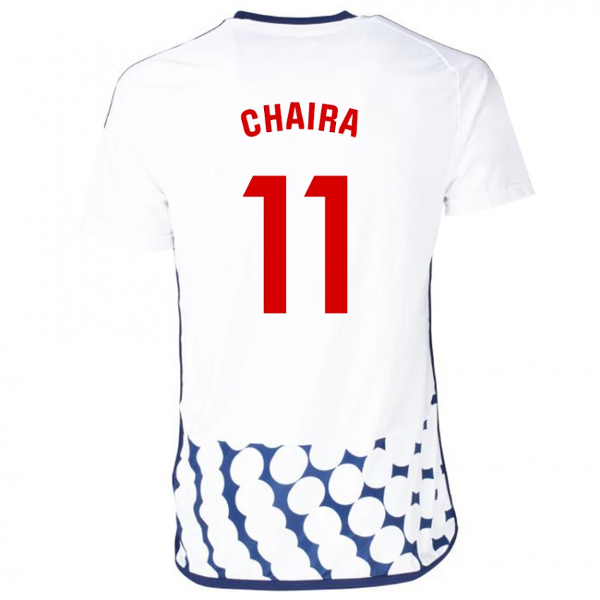 Niño Camiseta Ilyas Chaira #11 Blanco 2ª Equipación 2023/24 La Camisa México