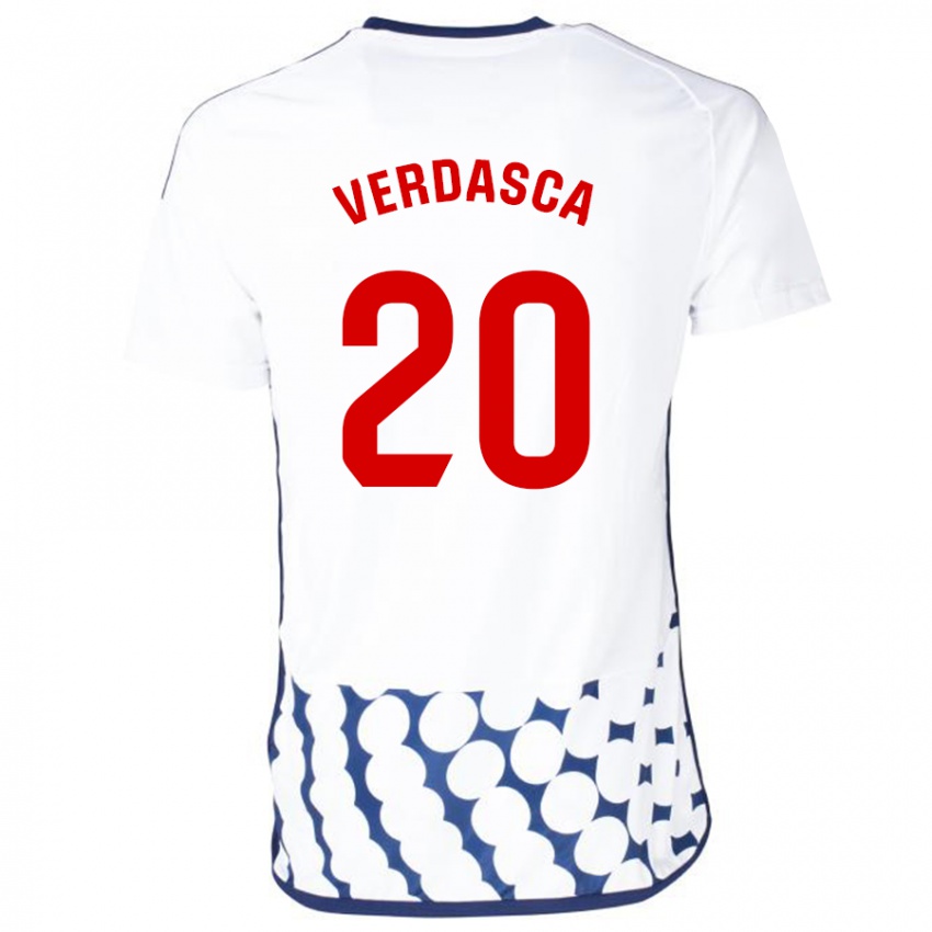 Niño Camiseta Diogo Verdasca #20 Blanco 2ª Equipación 2023/24 La Camisa México