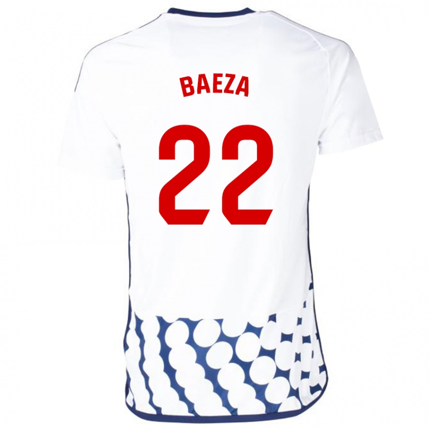 Niño Camiseta Miguel Baeza #22 Blanco 2ª Equipación 2023/24 La Camisa México