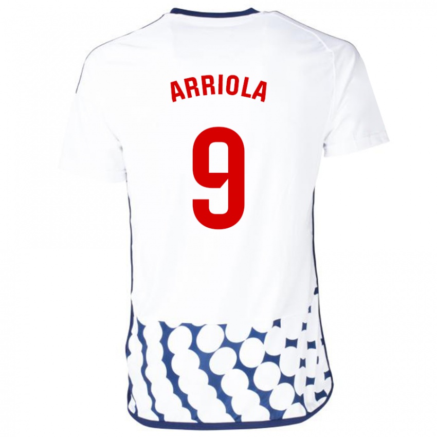 Niño Camiseta Marcos Arriola #9 Blanco 2ª Equipación 2023/24 La Camisa México