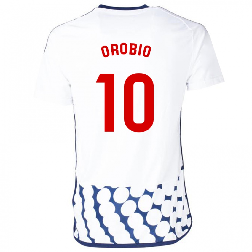 Niño Camiseta Ekhiotz Orobio #10 Blanco 2ª Equipación 2023/24 La Camisa México