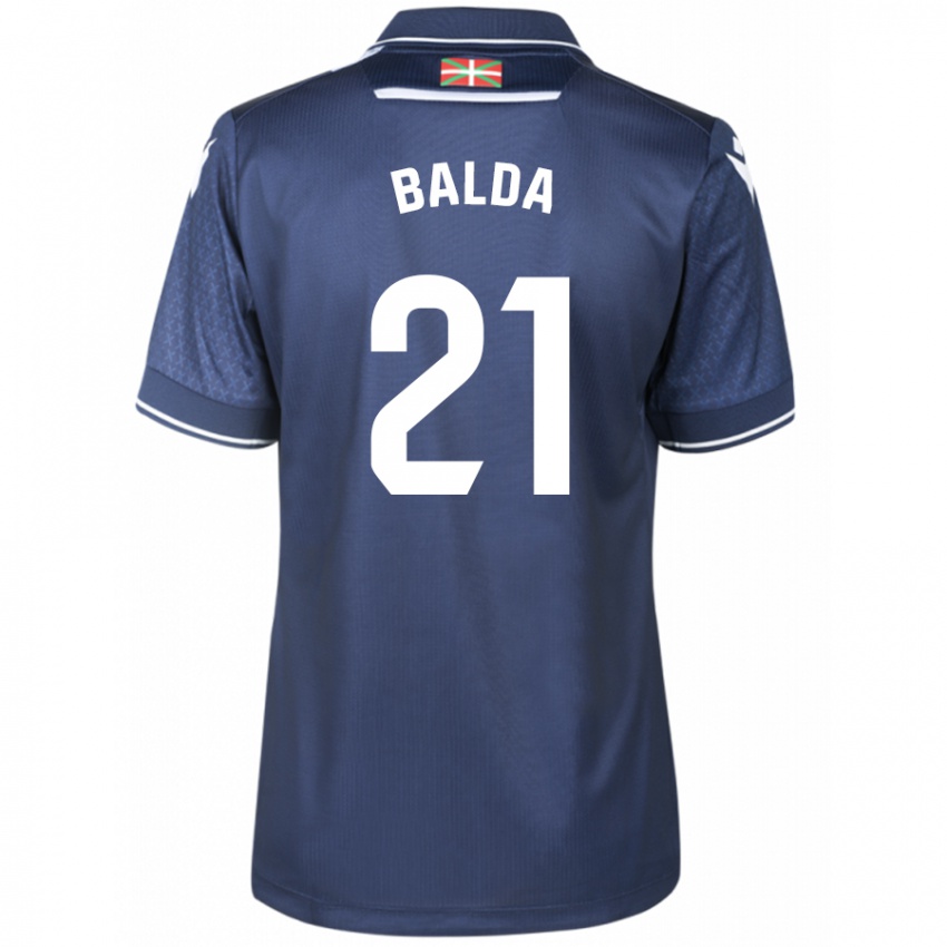 Niño Camiseta Jon Balda #21 Armada 2ª Equipación 2023/24 La Camisa México