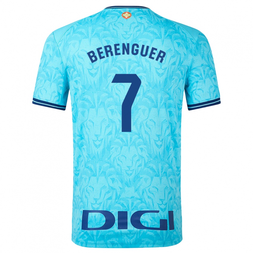 Niño Camiseta Álex Berenguer #7 Cielo Azul 2ª Equipación 2023/24 La Camisa México