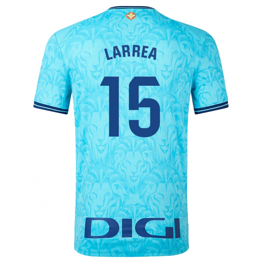 Niño Camiseta Beñat Larrea #15 Cielo Azul 2ª Equipación 2023/24 La Camisa México