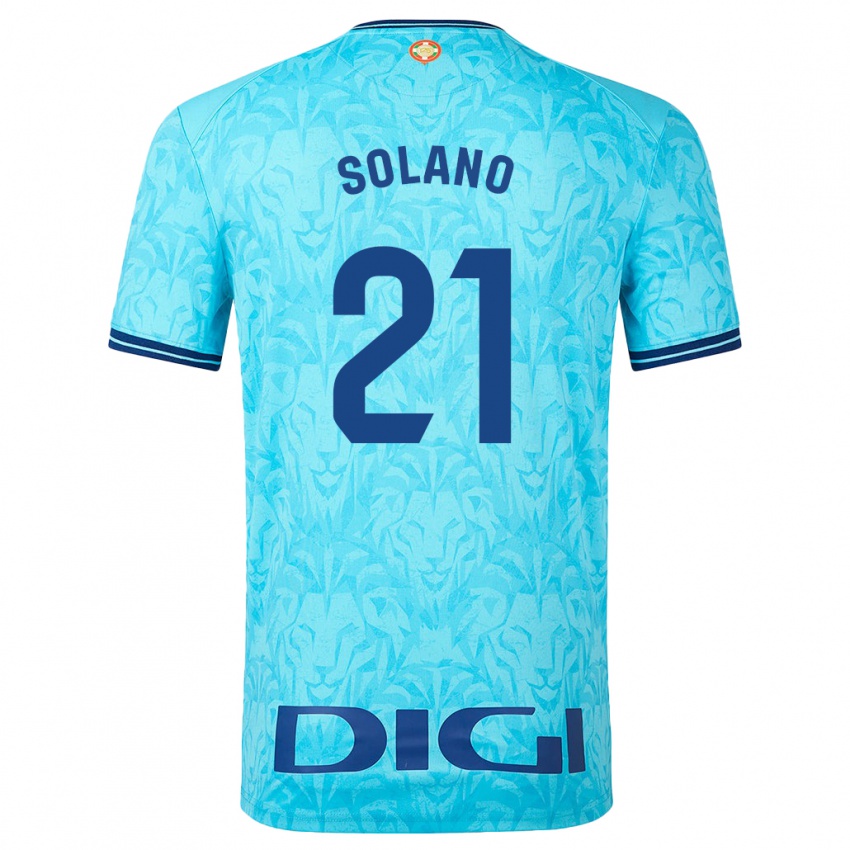 Niño Camiseta Bibiane Schulze-Solano #21 Cielo Azul 2ª Equipación 2023/24 La Camisa México