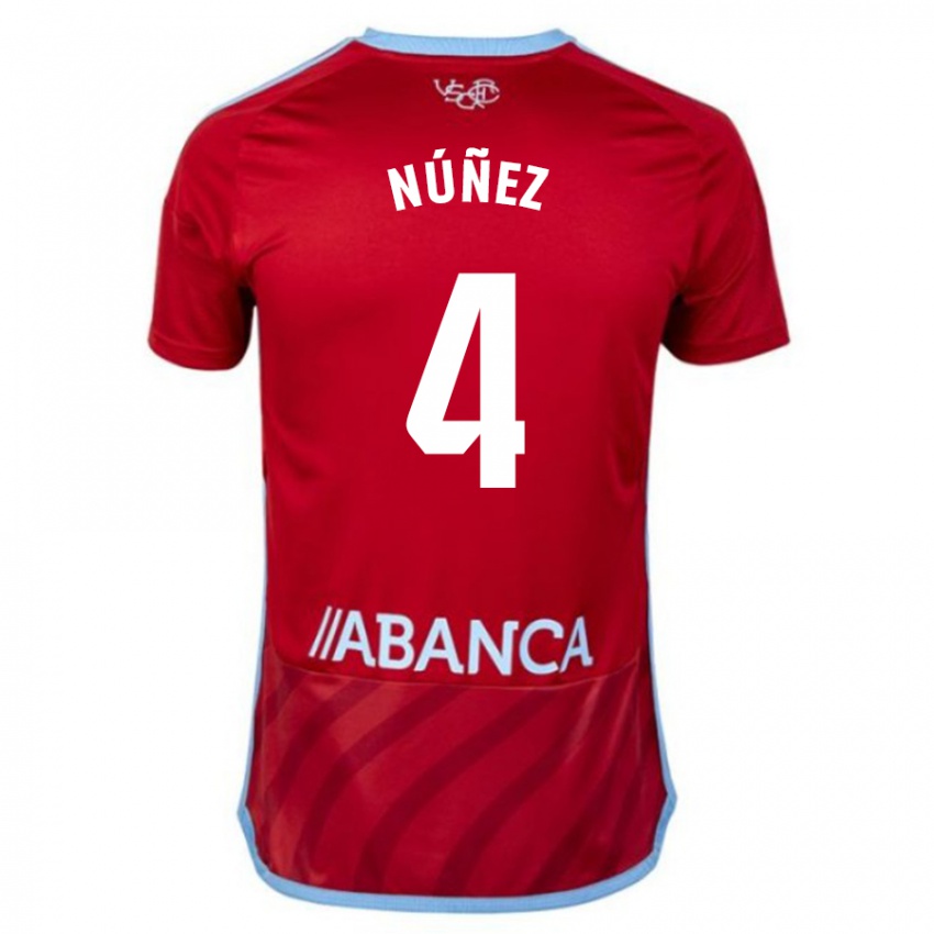 Niño Camiseta Unai Núñez #4 Rojo 2ª Equipación 2023/24 La Camisa México