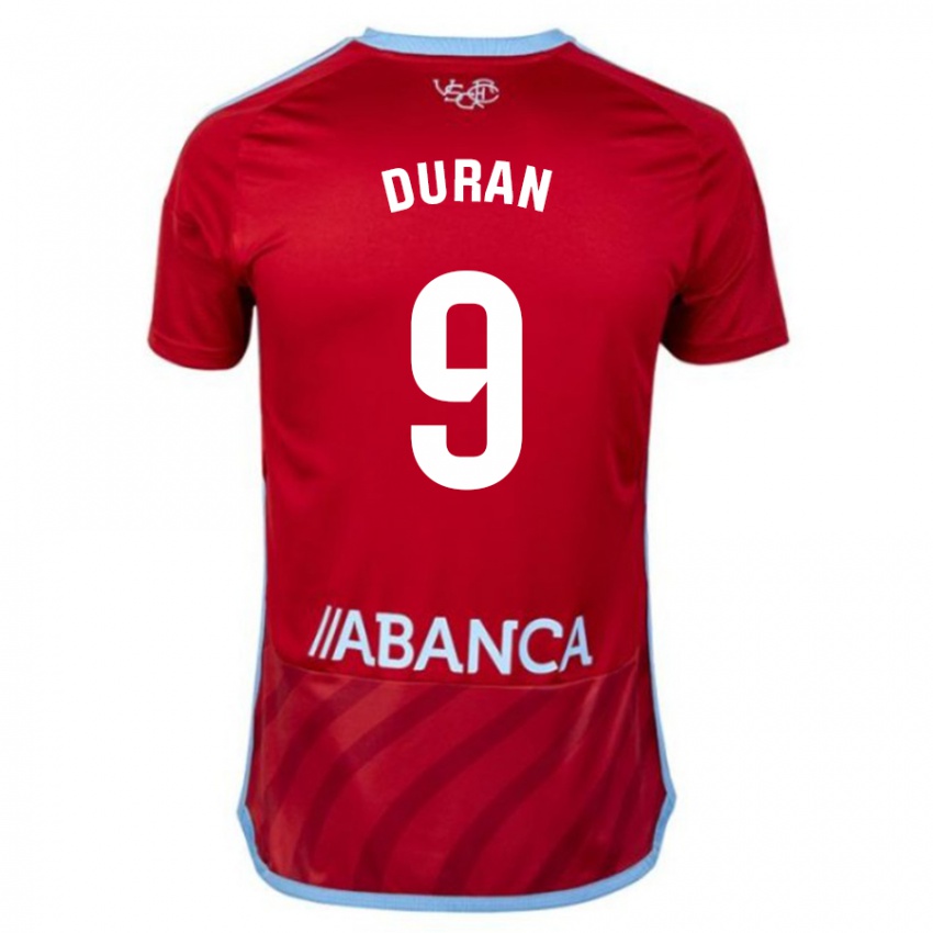 Niño Camiseta Pablo Durán #9 Rojo 2ª Equipación 2023/24 La Camisa México