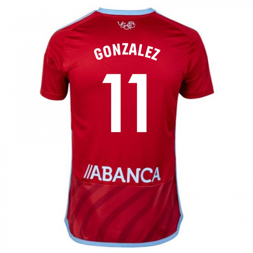 Niño Camiseta Alfon González #11 Rojo 2ª Equipación 2023/24 La Camisa México