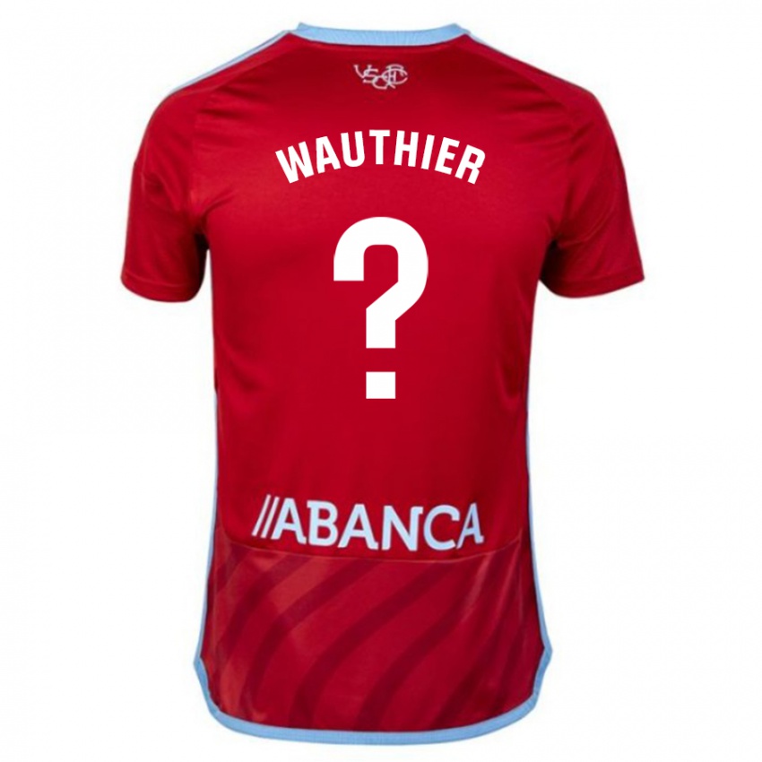 Niño Camiseta Hugo Wauthier #0 Rojo 2ª Equipación 2023/24 La Camisa México
