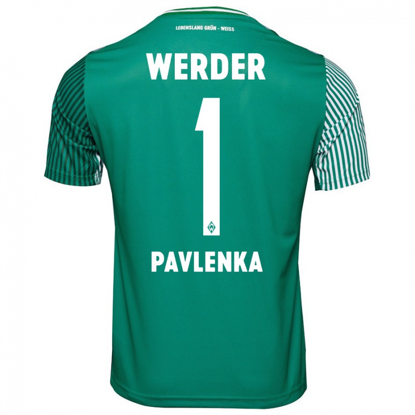 Hombre Camiseta Jiri Pavlenka #1 Verde 1ª Equipación 2023/24 La Camisa México