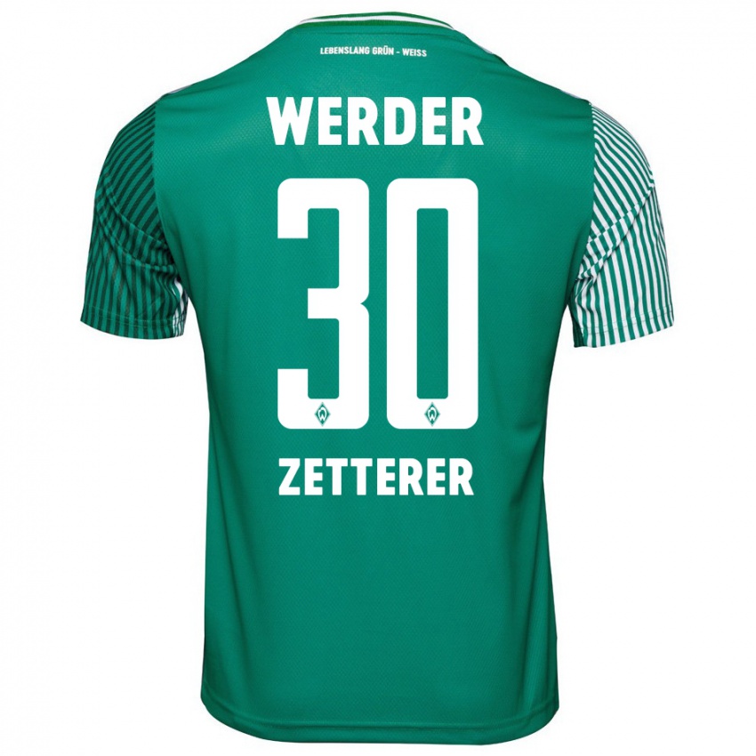 Hombre Camiseta Michael Zetterer #30 Verde 1ª Equipación 2023/24 La Camisa México