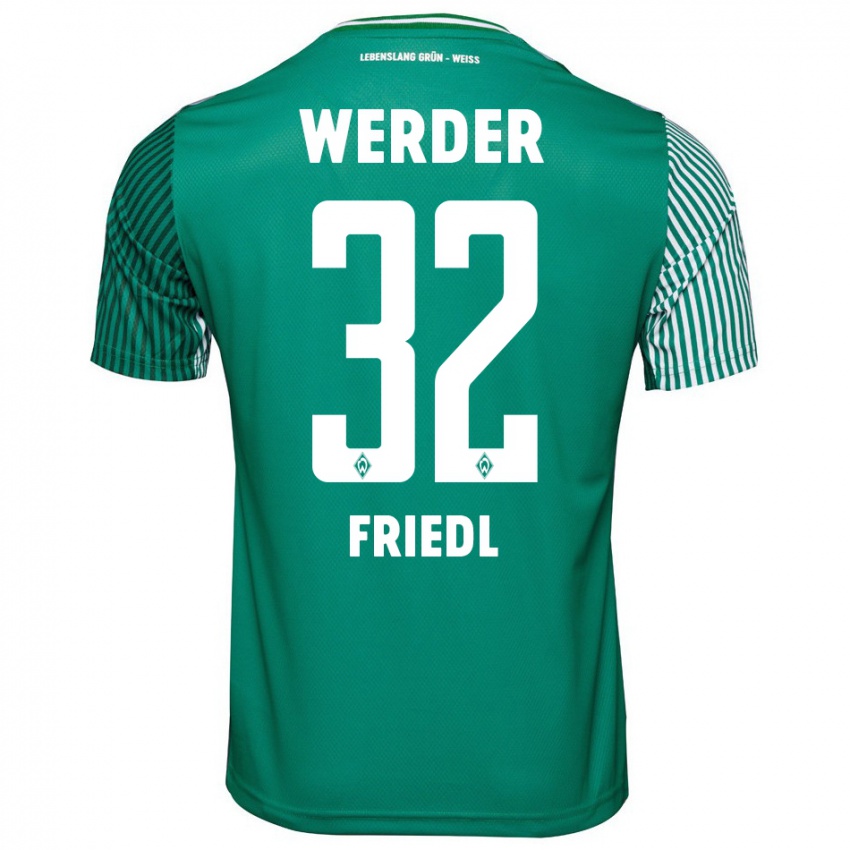 Hombre Camiseta Marco Friedl #32 Verde 1ª Equipación 2023/24 La Camisa México