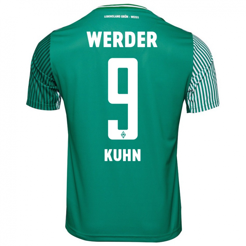 Hombre Camiseta Philipp Kühn #9 Verde 1ª Equipación 2023/24 La Camisa México