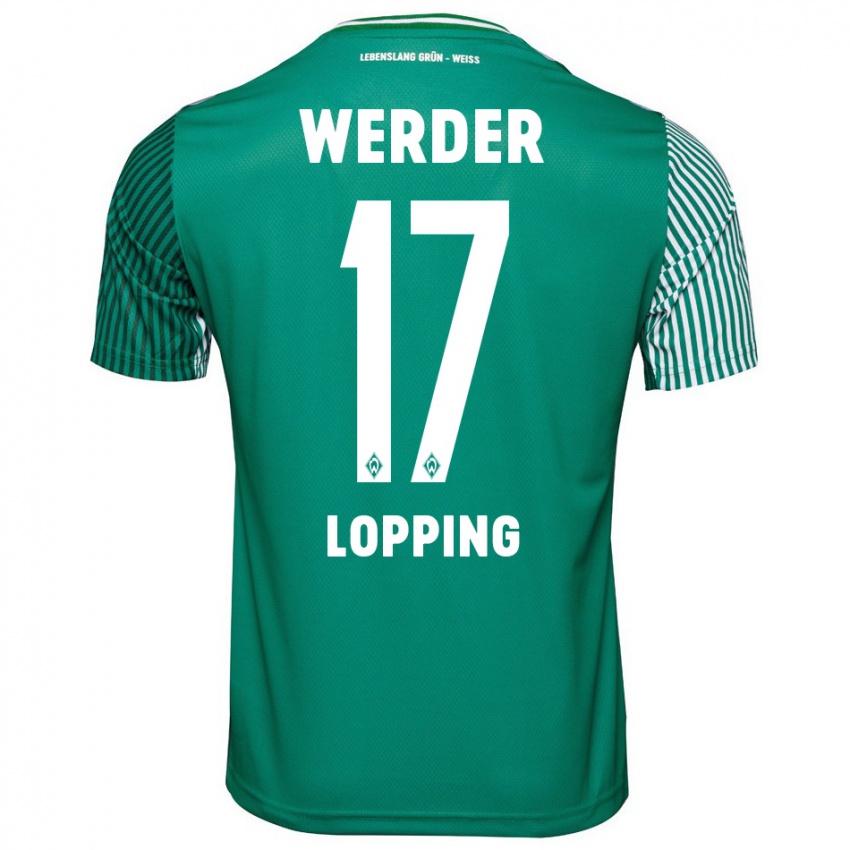 Hombre Camiseta Jakob Löpping #17 Verde 1ª Equipación 2023/24 La Camisa México