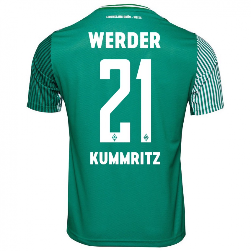 Hombre Camiseta Liam Kümmritz #21 Verde 1ª Equipación 2023/24 La Camisa México