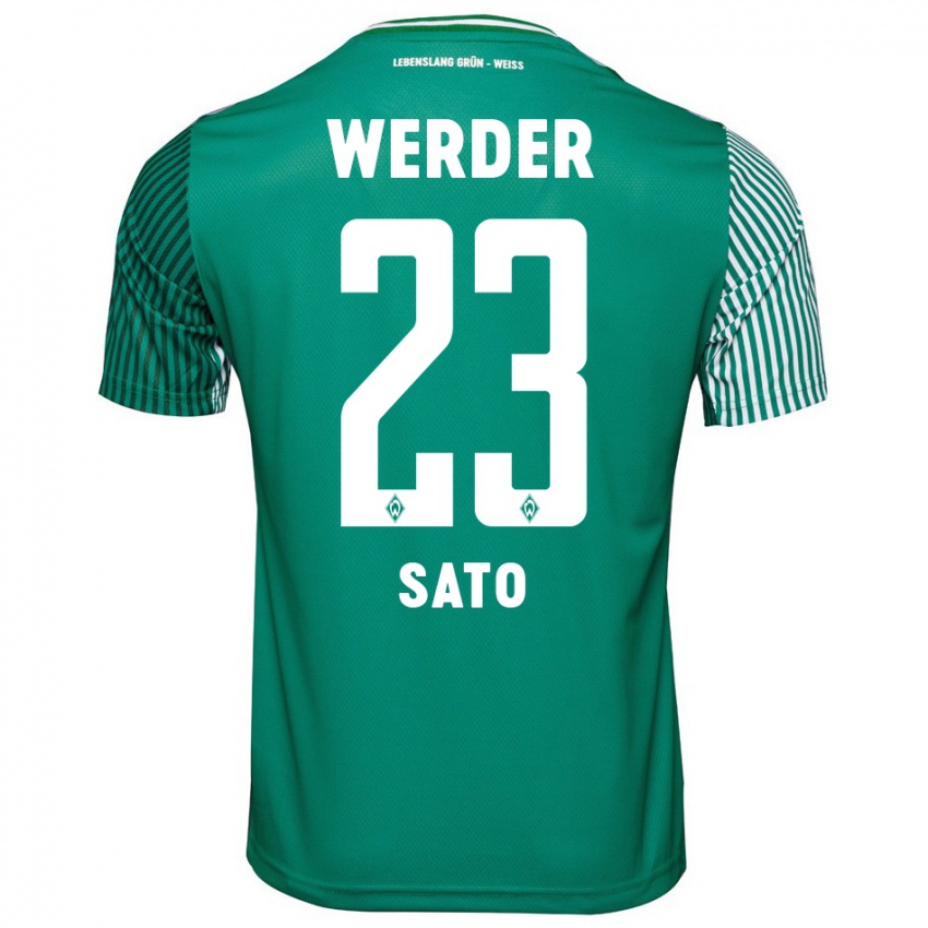 Hombre Camiseta Kein Sato #23 Verde 1ª Equipación 2023/24 La Camisa México