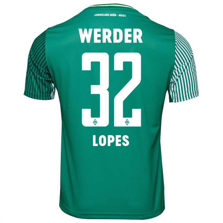 Hombre Camiseta Eugenio Lopes #32 Verde 1ª Equipación 2023/24 La Camisa México