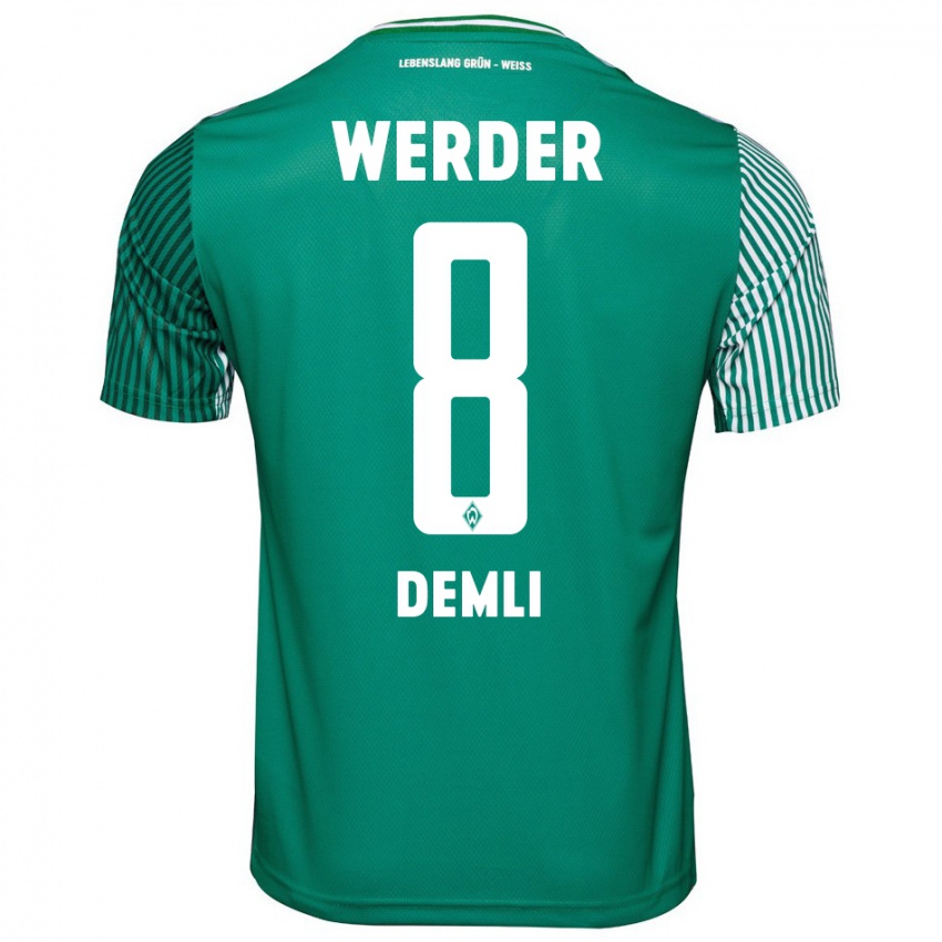 Hombre Camiseta Barzan Demli #8 Verde 1ª Equipación 2023/24 La Camisa México