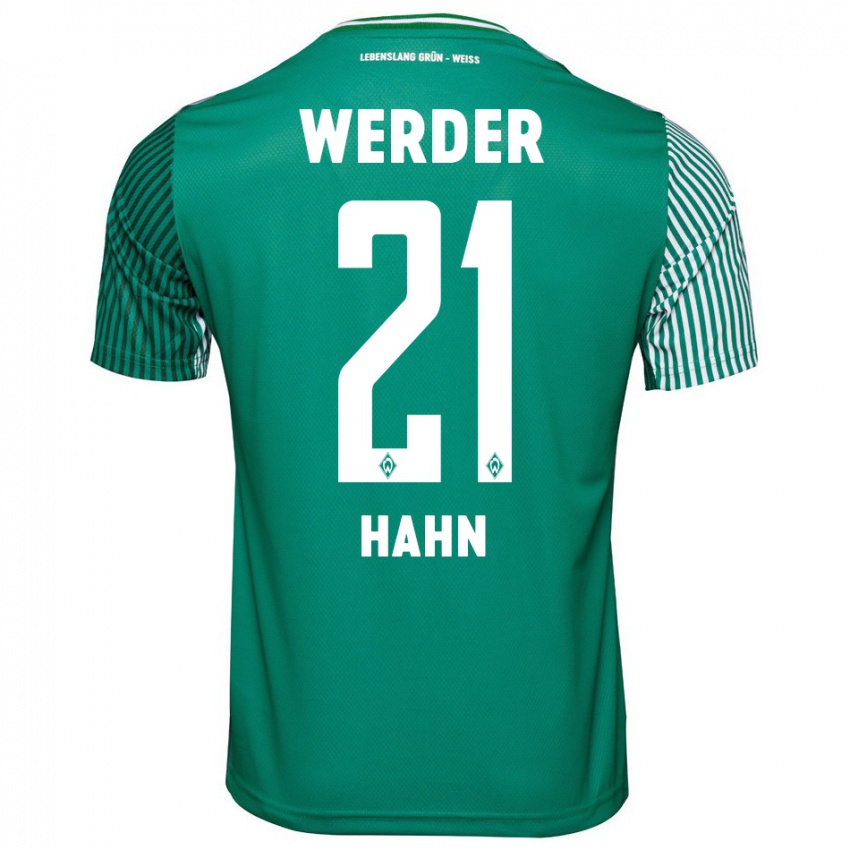 Hombre Camiseta Chiara Hahn #21 Verde 1ª Equipación 2023/24 La Camisa México