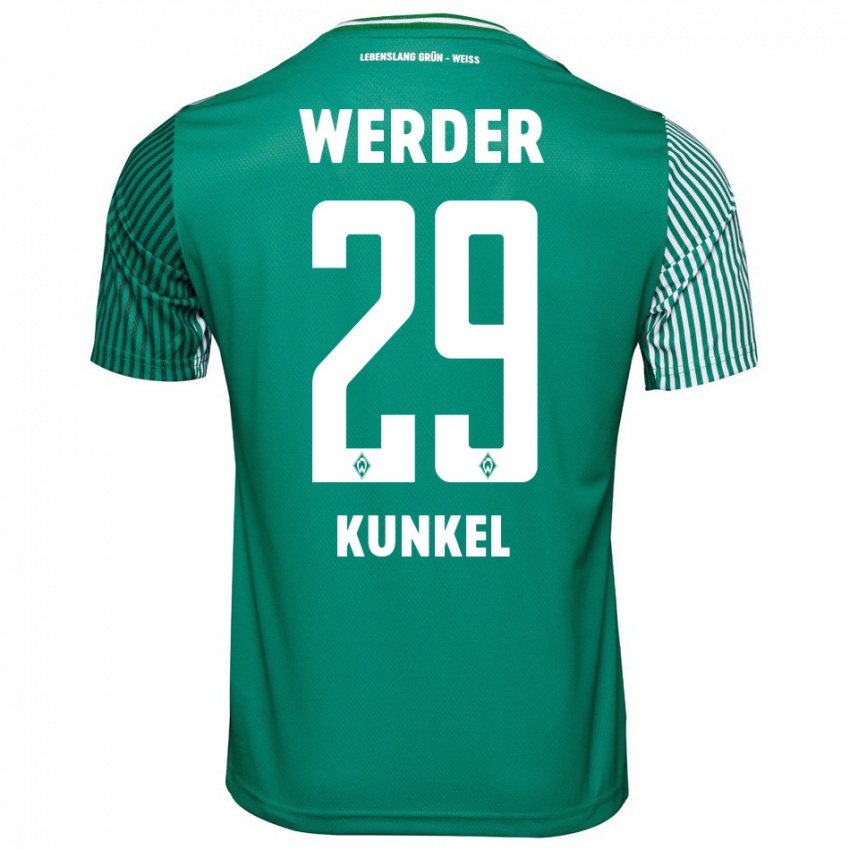 Hombre Camiseta Melina Kunkel #29 Verde 1ª Equipación 2023/24 La Camisa México