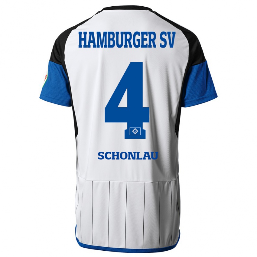 Hombre Camiseta Sebastian Schonlau #4 Blanco 1ª Equipación 2023/24 La Camisa México