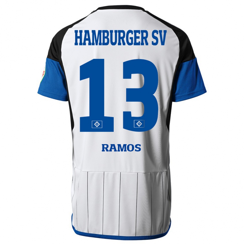 Hombre Camiseta Guilherme Ramos #13 Blanco 1ª Equipación 2023/24 La Camisa México