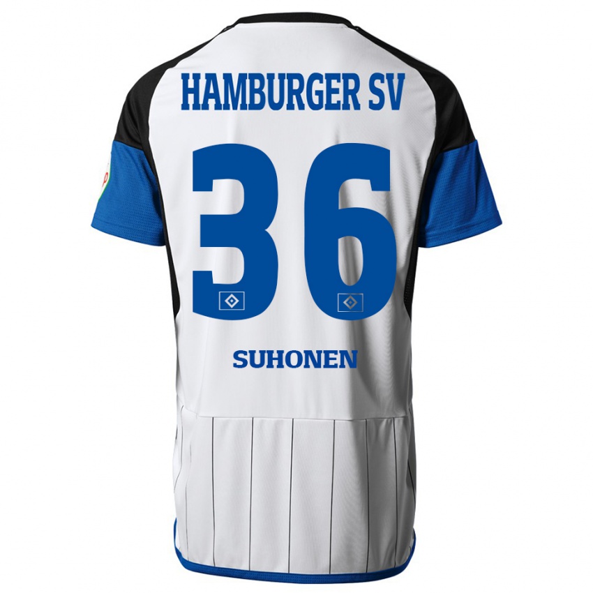 Hombre Camiseta Anssi Suhonen #36 Blanco 1ª Equipación 2023/24 La Camisa México