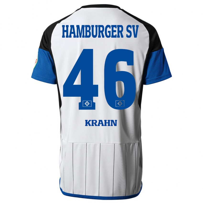 Hombre Camiseta Elijah Krahn #46 Blanco 1ª Equipación 2023/24 La Camisa México