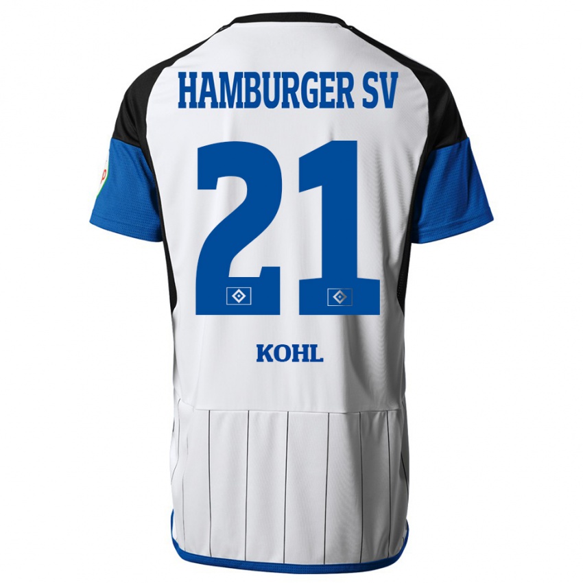 Hombre Camiseta Ohene Köhl #21 Blanco 1ª Equipación 2023/24 La Camisa México