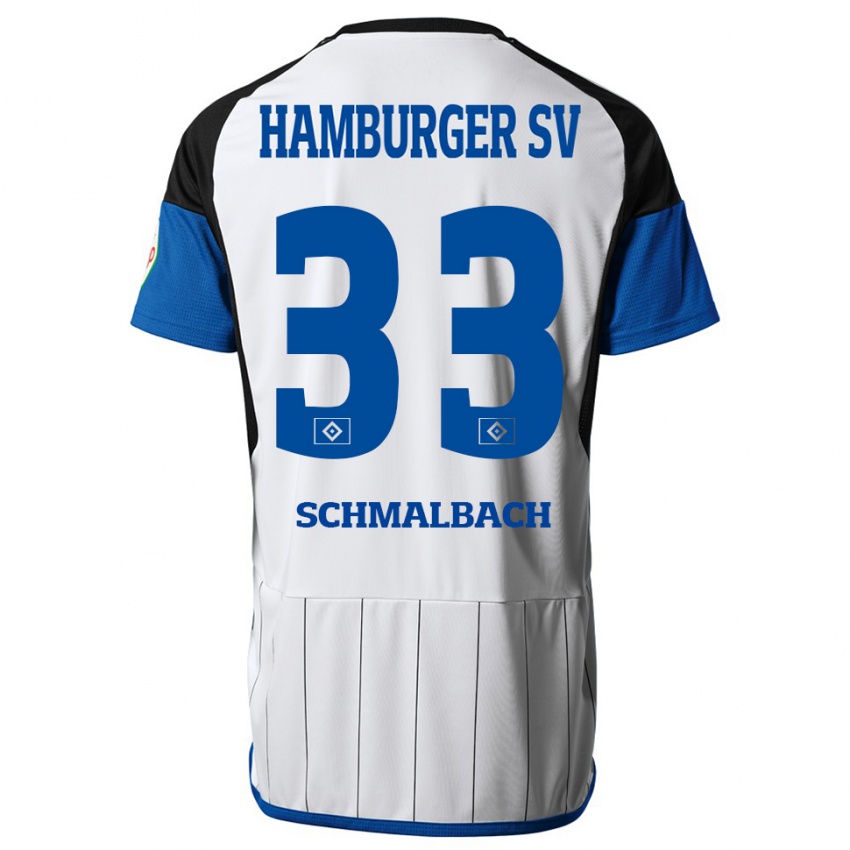 Hombre Camiseta Sebastian Schmalbach #33 Blanco 1ª Equipación 2023/24 La Camisa México