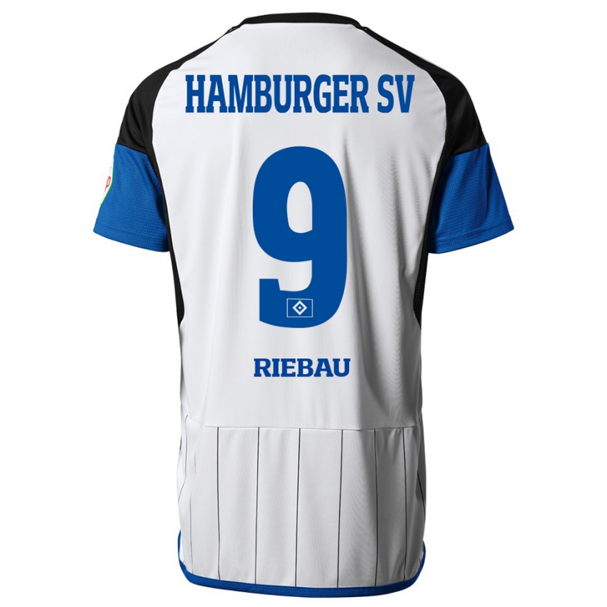 Hombre Camiseta Henry Riebau #9 Blanco 1ª Equipación 2023/24 La Camisa México